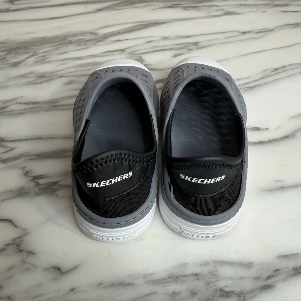 Skechers Foamies Guzman Steps Slip On Water Shoes Toddler Gray Size C8 Boys